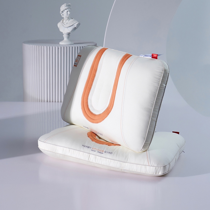 91家纺网 家纺一手货源 找家纺 （总）晚儿 2025新款护颈枕枕头枕芯-几何之美