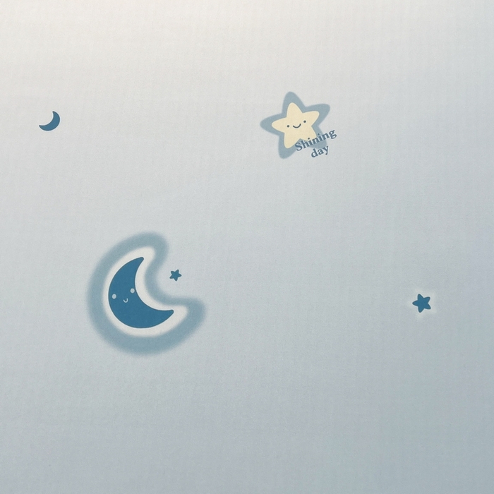 91家纺网 家纺一手货源 找家纺 2025春夏新款独家研发太空层凉感软席冰丝印花凉席床笠款 星辰