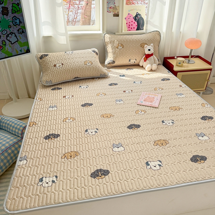 91家纺网 家纺一手货源 找家纺 （总）慕尚家纺 2025新款小清新凉感丝乳胶席