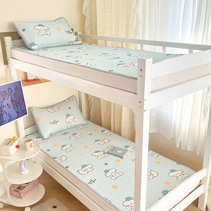 91家纺网 家纺一手货源 找家纺 （总）川悦生活 2025新款小阪凉感丝印花凉席-学生床