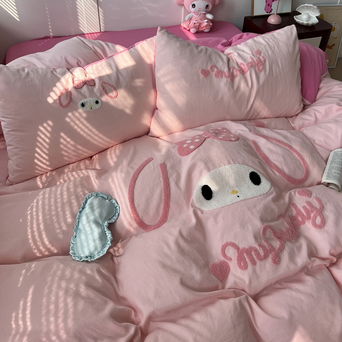 91家纺网 家纺一手货源 找家纺 （总）优色良品家纺 2025新款110克超柔水洗棉卡通毛巾绣四件套