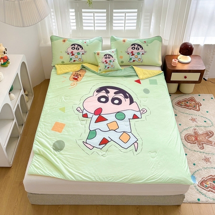 91家纺网 家纺一手货源 找家纺 （总）ds生活馆 2025新款A类大版卡通凉感丝夏被