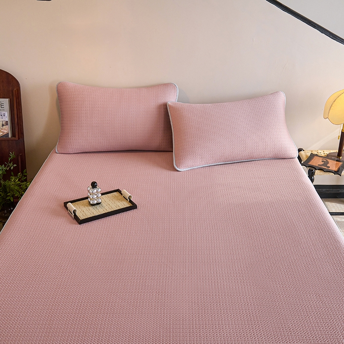 91家纺网 家纺一手货源 找家纺 （总）席之家 2025新款4D冰感泡泡凉席-暮光