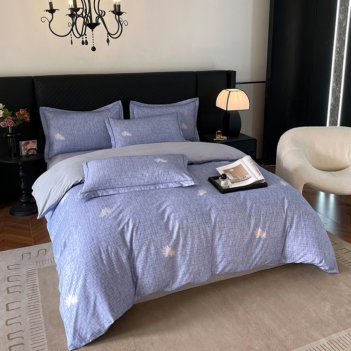 91家纺网 家纺一手货源 找家纺 金纱玉纺家纺 2025新款全棉13376数码印花四件套（礼盒包装）213B3