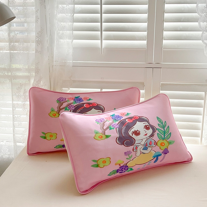 91家纺网 家纺一手货源 找家纺 ds生活馆 2025新款A类大版卡通凉感丝夏被 白雪公主