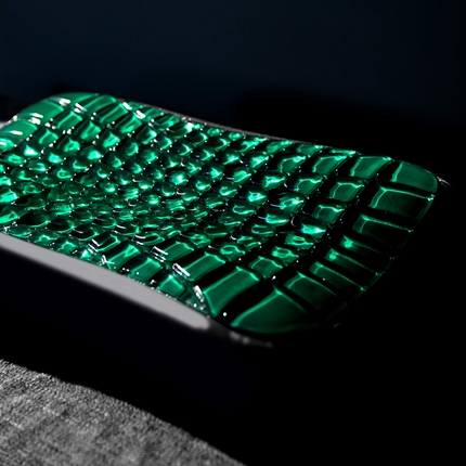 聚瑞源家纺 2025新款耀影深睡凝胶枕枕头枕芯 绿色 40x65x9/11cm