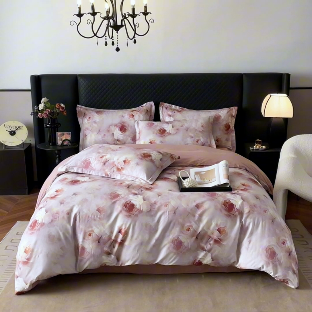 91家纺网 家纺一手货源 找家纺 金纱玉纺家纺 2025新款全棉13376数码印花四件套（礼盒包装）432A3