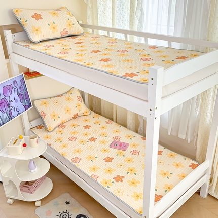 91家纺网 家纺一手货源 找家纺 （总）川悦生活 2025新款小阪凉感丝印花凉席-学生床