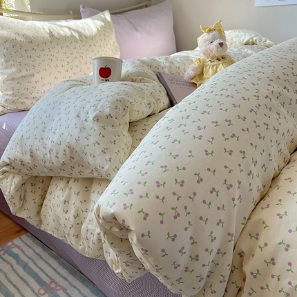 91家纺网 家纺一手货源 找家纺 （总）瑞莱 2025全新纯棉清新小碎花四件套