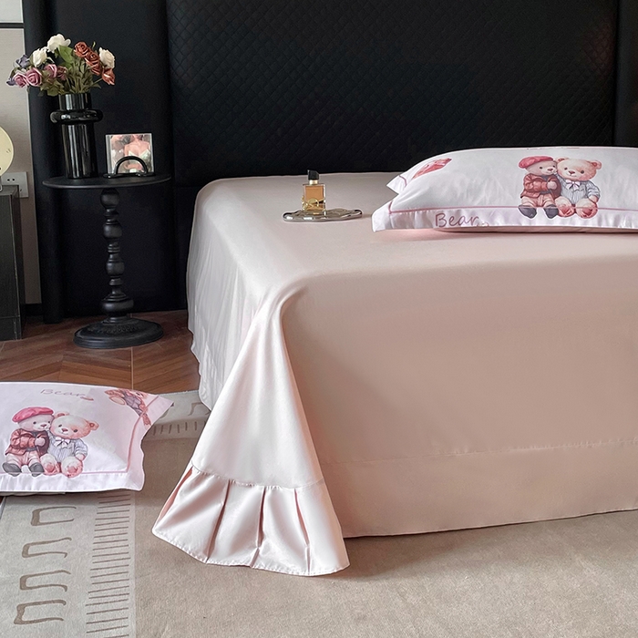 91家纺网 家纺一手货源 找家纺 金纱玉纺家纺 2025新款全棉13376数码印花四件套（礼盒包装）351A2