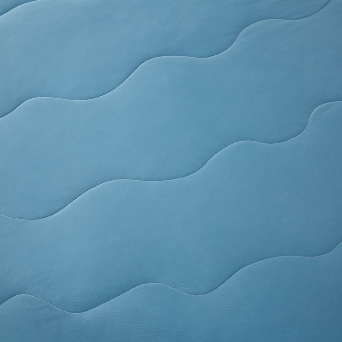 91家纺网 家纺一手货源 找家纺 好梦来家纺（原锦茂家纺） 2025新款印花凉感丝抗菌夏被 深蓝