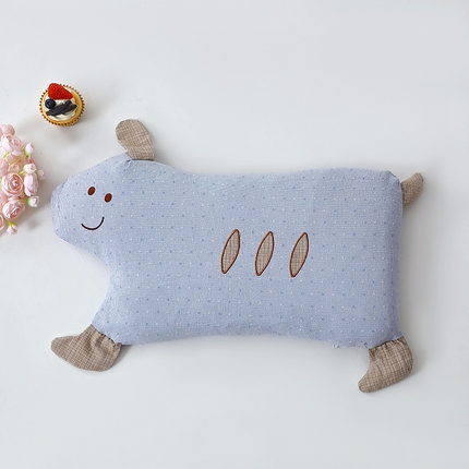 91家纺网 家纺一手货源 找家纺 （总）其乐枕芯 2025新款全棉纯棉卡通开心小狗荞麦枕枕头枕芯