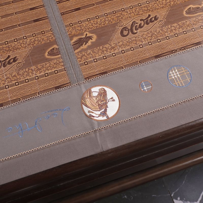 91家纺网 家纺一手货源 找家纺 （总）新月家纺（锦威郎） 2025新款高温烫化工艺竹席-中国风云