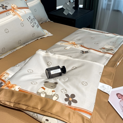 91家纺网 家纺一手货源 找家纺 （总）佳品居 2025新款直播水洗天丝夏被冰丝夏凉被空调被四件套