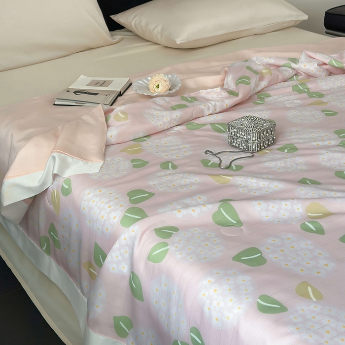 91家纺网 家纺一手货源 找家纺 （总）茧羽世家 2025新款天丝银萃沁氧抗菌系列夏被子被芯