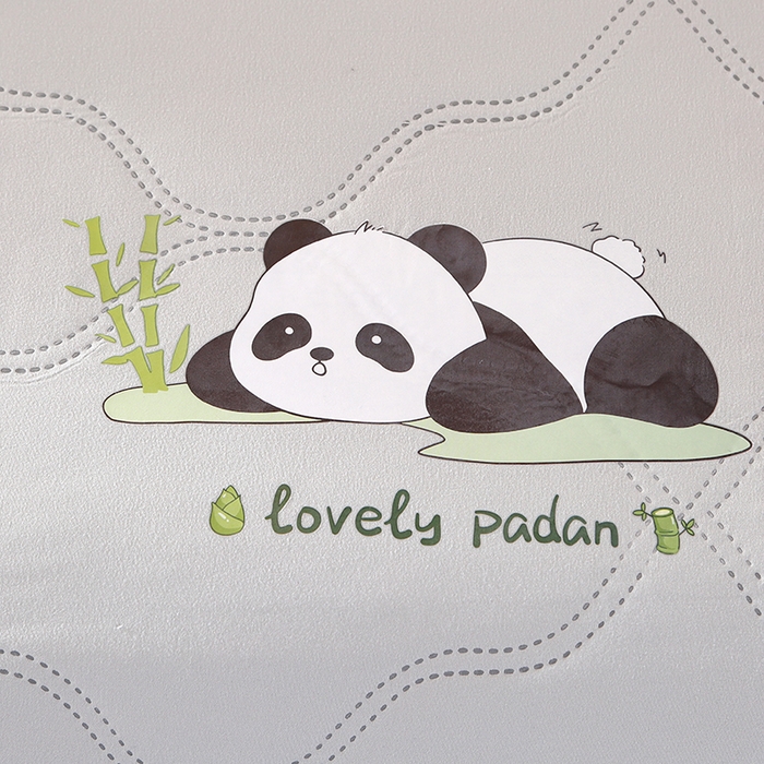 91家纺网 家纺一手货源 找家纺 爱洛家纺 2025新款A类凉感丝夏被被子被芯 熊猫灰