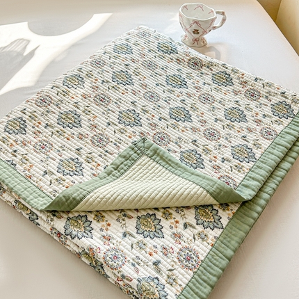 91家纺网 家纺一手货源 找家纺 （总）亿可芯 2025新款天丝莫代尔印花床盖