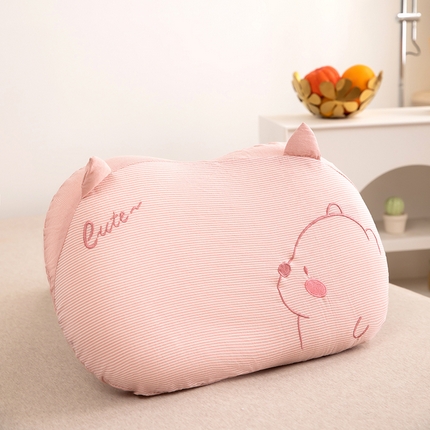 91家纺网 家纺一手货源 找家纺 （总）九州枕芯 2025新款针织全棉纯棉学生猫肚枕枕头枕芯