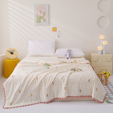 91家纺网 家纺一手货源 找家纺 （总）有货 2025新款小青柠凉感丝系列夏被夏凉被空调被