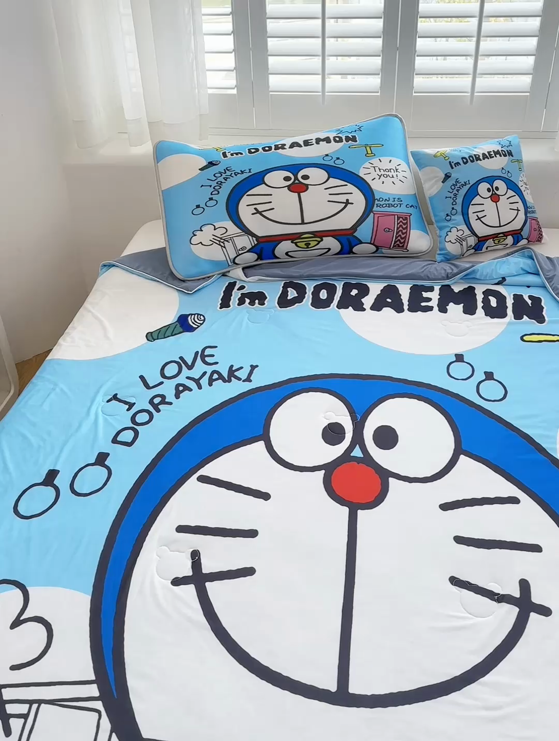 91家纺网 家纺一手货源 找家纺 ds生活馆 2025新款A类大版卡通凉感丝夏被 叮当猫