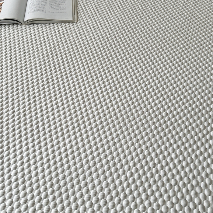 91家纺网 家纺一手货源 找家纺 爱洛家纺 2025新款凉感丝豆豆四件套床裙席 浅灰~豆豆