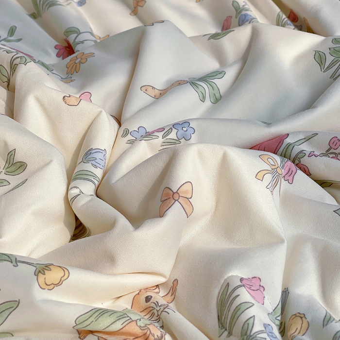 91家纺网 家纺一手货源 找家纺 简爱 2025新款A类针织棉大豆纤维夏被 秘密花园