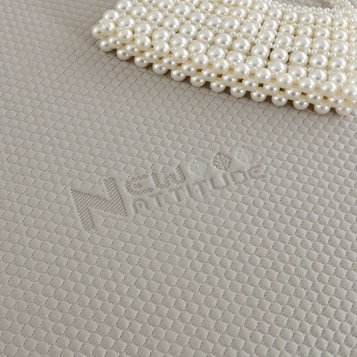 91家纺网 家纺一手货源 找家纺 新月家纺（锦威郎） 2025新款凉豆豆亲肤英文床裙 咖色