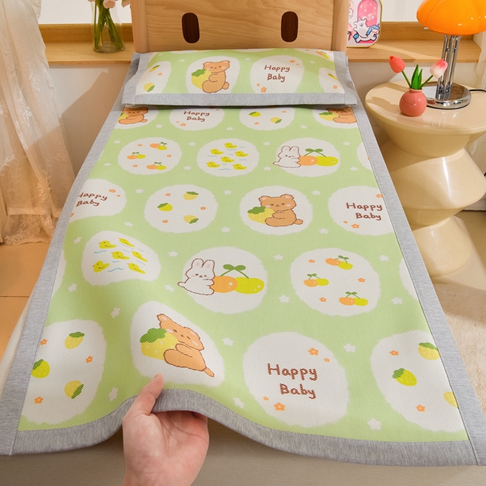 91家纺网 家纺一手货源 找家纺 宝贝优选 2025新款宝贝优选新款-7A抗菌冰藤软席 嘟嘟熊