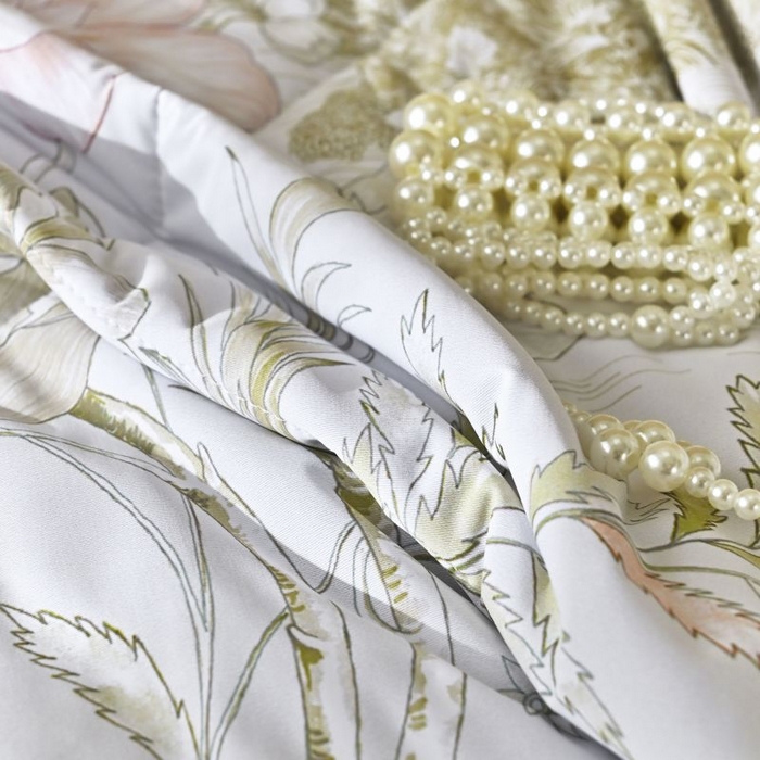 91家纺网 家纺一手货源 找家纺 佳居缘 2025新款A类冰氨双面数码印花凉感夏被 锦绣-白