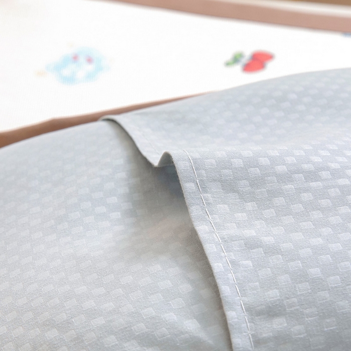 91家纺网 家纺一手货源 找家纺 宝贝优选 2025新款宝贝优选儿童7A抗菌高密绣花冰丝席 可爱巴拉