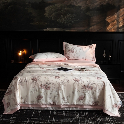 91家纺网 家纺一手货源 找家纺 （总）佳居缘 2025新款天丝数码印花夏被四件套