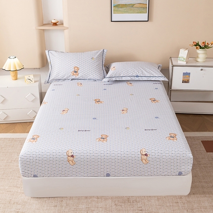 91家纺网 家纺一手货源 找家纺 （总）锦罗绣 2025新款全棉13376印花套件单品单床笠