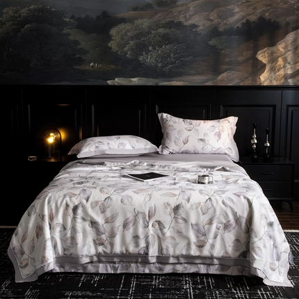 91家纺网 家纺一手货源 找家纺 （总）佳居缘 2025新款天丝数码印花夏被四件套