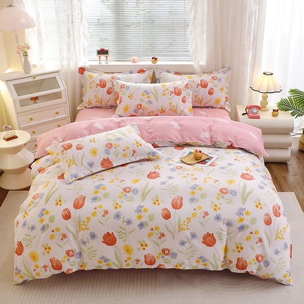 91家纺网 家纺一手货源 找家纺 （总）牧笛缘家纺 2025新款全棉12868四件套