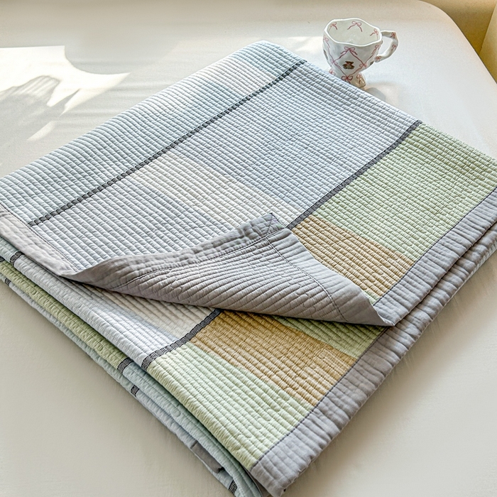 91家纺网 家纺一手货源 找家纺 （总）亿可芯 2025新款天丝莫代尔印花床盖