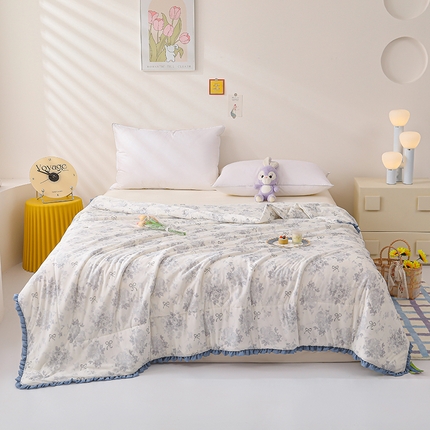 91家纺网 家纺一手货源 找家纺 （总）有货 2025新款小青柠凉感丝系列夏被夏凉被空调被