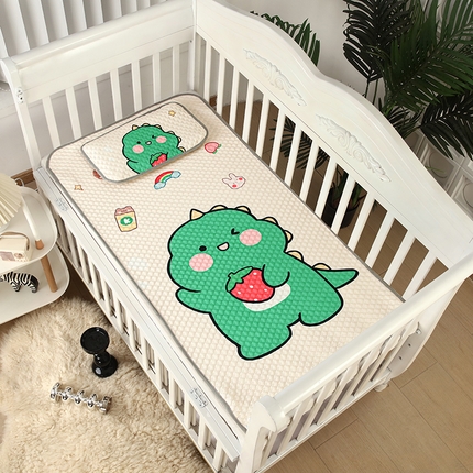 91家纺网 家纺一手货源 找家纺 （总）沁童儿童用品店 2025新款儿童冰豆豆凉席两件套