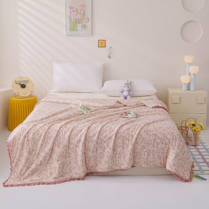 91家纺网 家纺一手货源 找家纺 （总）有货 2025新款小青柠凉感丝系列夏被夏凉被空调被