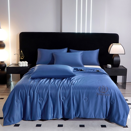 91家纺网 家纺一手货源 找家纺 （总）禧缘家纺 2025新款水洗真丝绣花夏被