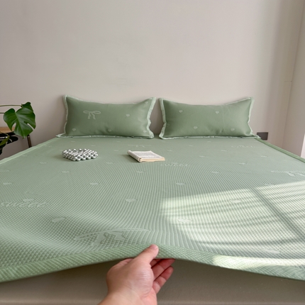 （总）2025新款夏季3D清凉感纯色凉豆豆系列凉席床笠