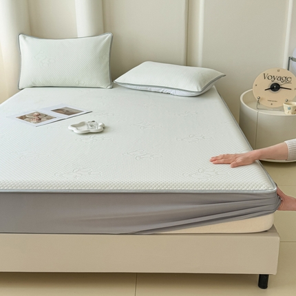 91家纺网 家纺一手货源 找家纺 （总）999家纺 2025新款冰块熊豆豆凉席床笠款