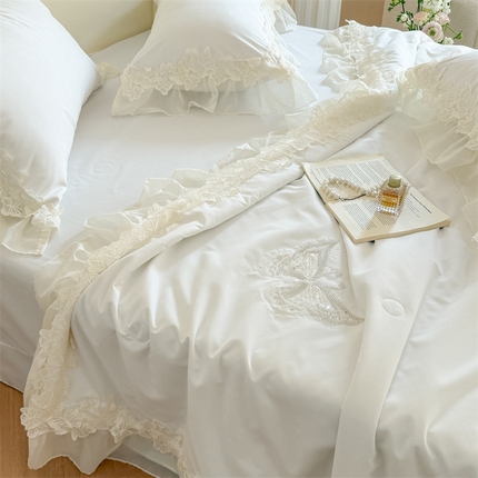 吾欢心 2025新款蝶恋花夏被四件套   蝶恋花白