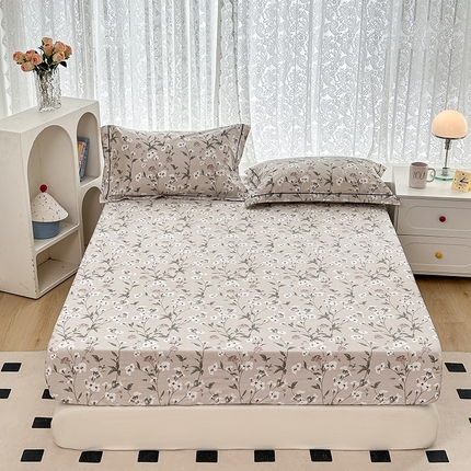 91家纺网 家纺一手货源 找家纺 （总）锦罗绣 2025新款全棉13376印花套件单品单床笠