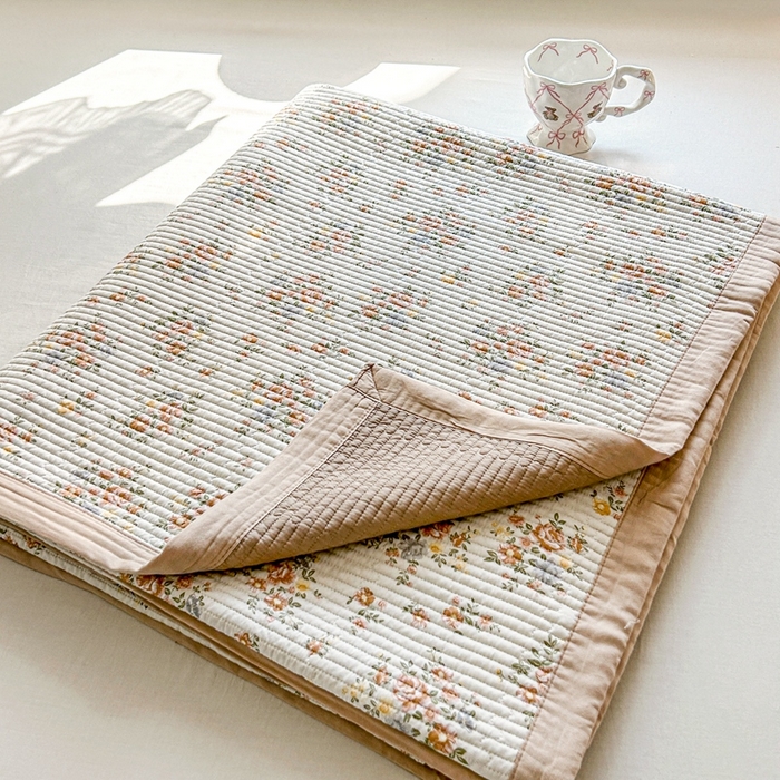 91家纺网 家纺一手货源 找家纺 （总）亿可芯 2025新款天丝莫代尔印花床盖