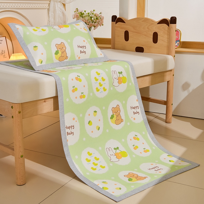 91家纺网 家纺一手货源 找家纺 宝贝优选 2025新款宝贝优选新款-7A抗菌冰藤软席 嘟嘟熊