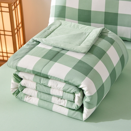 91家纺网 家纺一手货源 找家纺 （总）玉清坊 2025新款色织水洗棉新疆棉花夏被【支持一件代发】