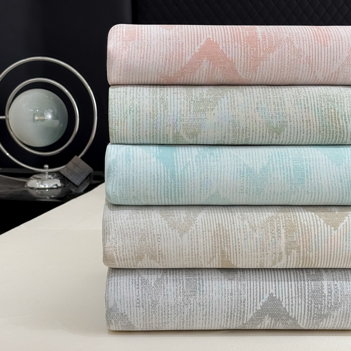 91家纺网 家纺一手货源 找家纺 小萌虎 小萌虎 2025新款PE高分子乙纶提花凉感凉席床席款床笠款 山溪-灰（床席款）