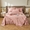 91家纺网 家纺一手货源 找家纺 恒爱家纺 2025新款A类情缘多功能床盖四件套 浅豆沙
