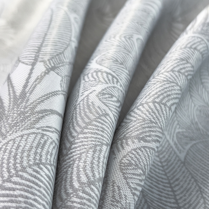 91家纺网 家纺一手货源 找家纺 2025新款牛奶丝提花凉感凉席系列床席款 清风雅韵灰床席款