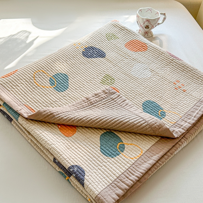 91家纺网 家纺一手货源 找家纺 （总）亿可芯 2025新款天丝莫代尔印花床盖